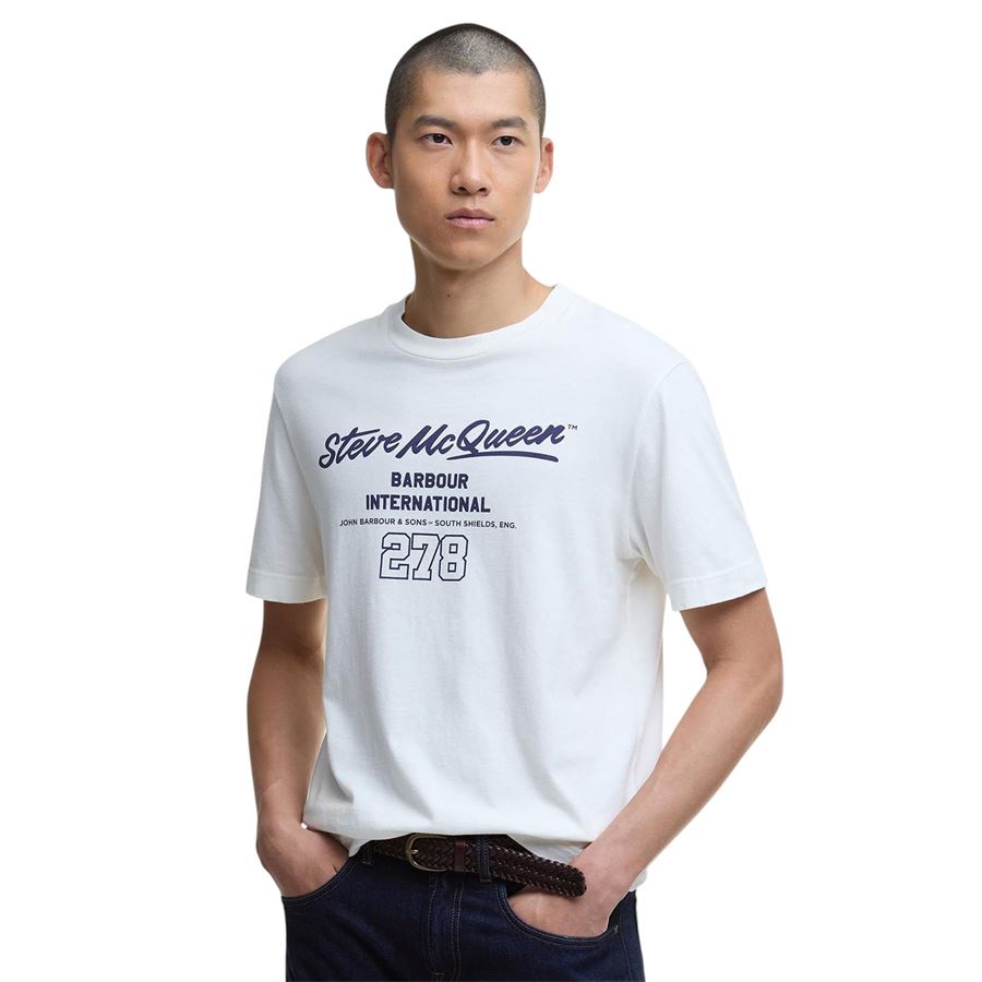 Colman Smq Graphic t-shirt da uomo Barbour International | MTS1437WH32